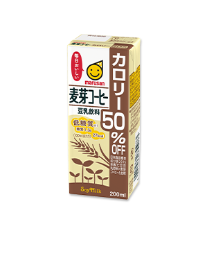 豆乳飲料麦芽コーヒーカロリー50％オフ200ml