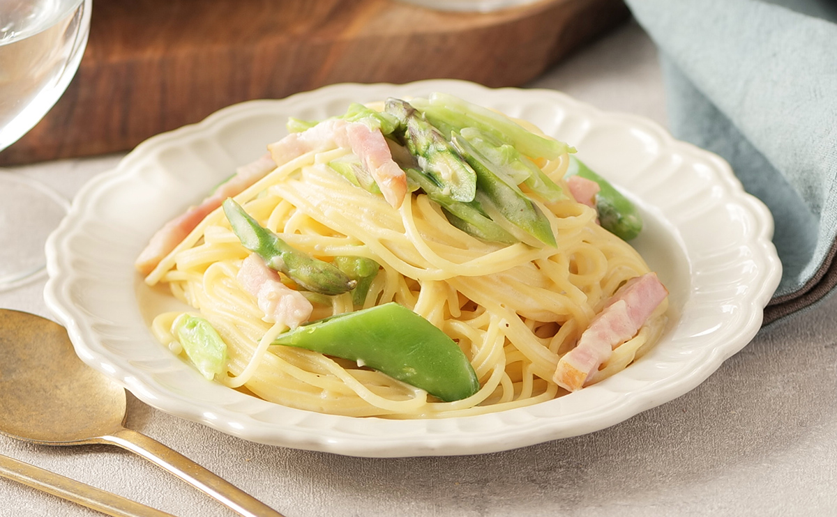 豆乳 クリーム パスタ