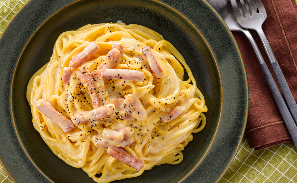 豆乳 パスタ ワンパン