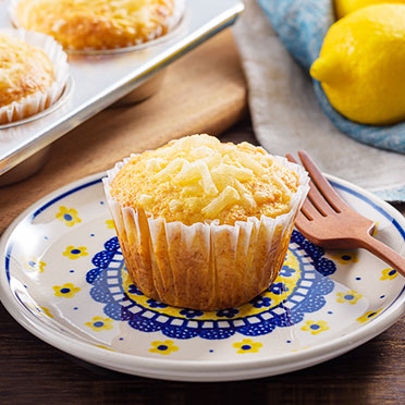 豆乳シュレッドたっぷり！はちみつレモンマフィン