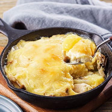 豆腐のチキンポテトグラタン