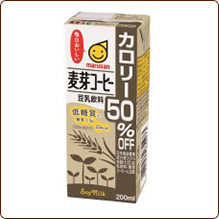 豆乳飲料 麦芽コーヒー カロリー50％オフ 200ml
