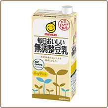 毎日おいしい 無調整豆乳 1000ml