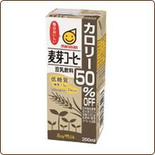 豆乳飲料 麦芽コーヒー カロリー50%オフ 200ml