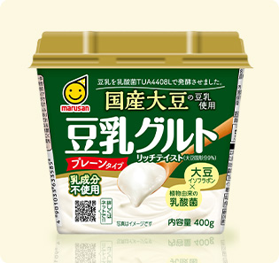 写真：国産大豆の豆乳使用豆乳グルト 400g