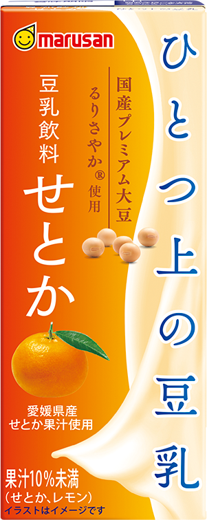 ひとつ上の豆乳 せとか500ml パッケージ