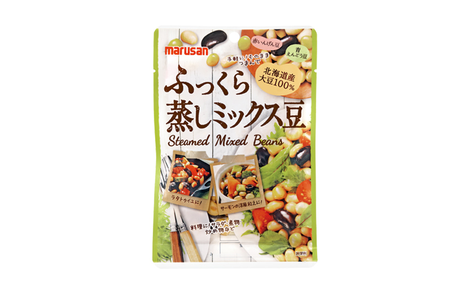 画像：ふっくら蒸しミックス豆 80g