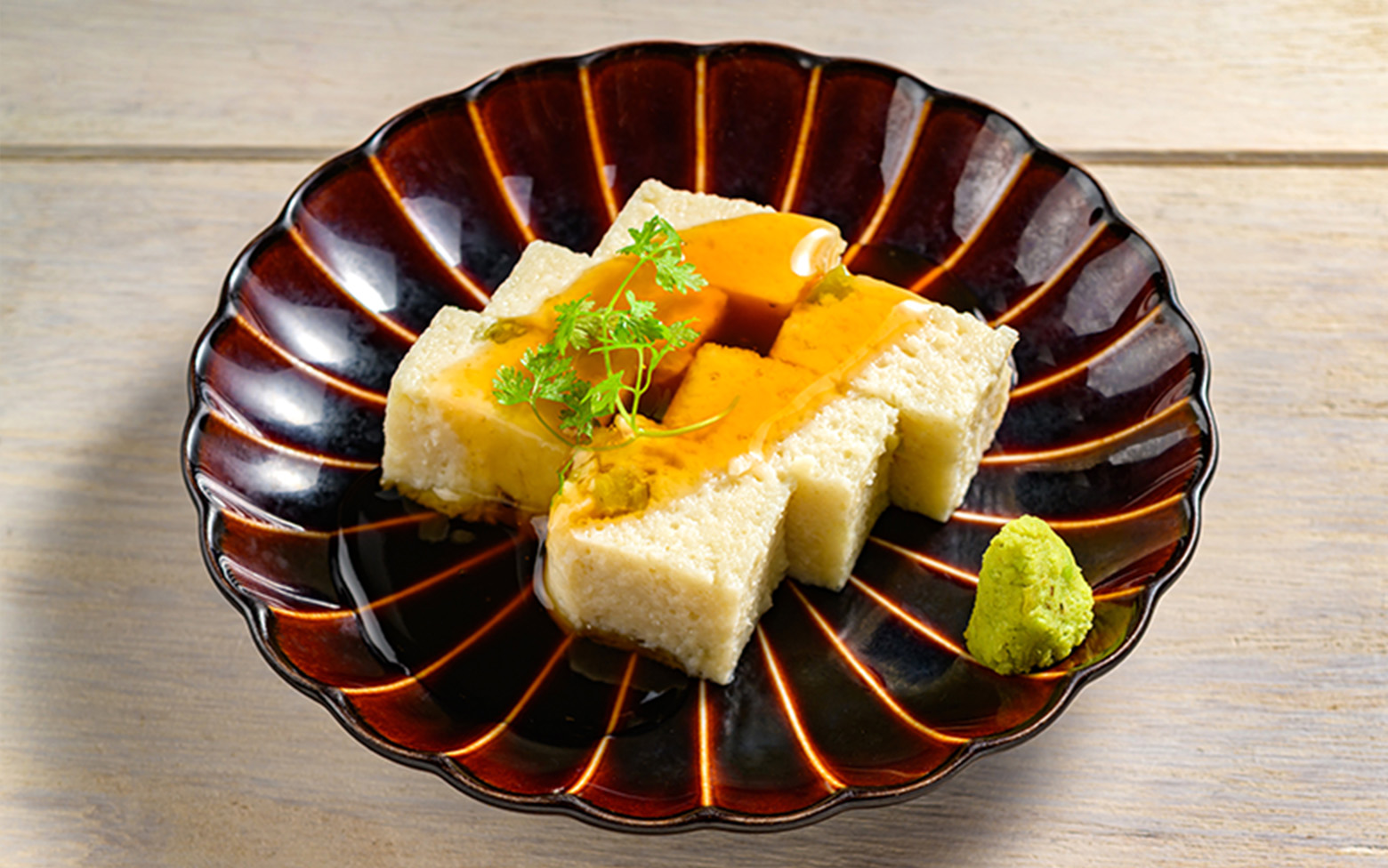 画像：とろろとわさびの豆乳寄せ