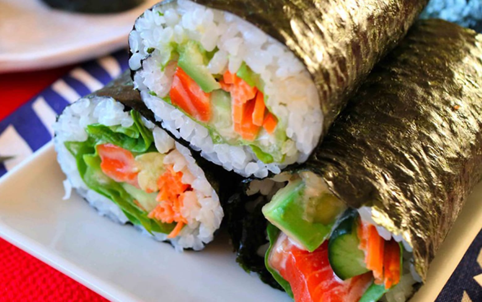 画像：味噌マヨ恵方巻