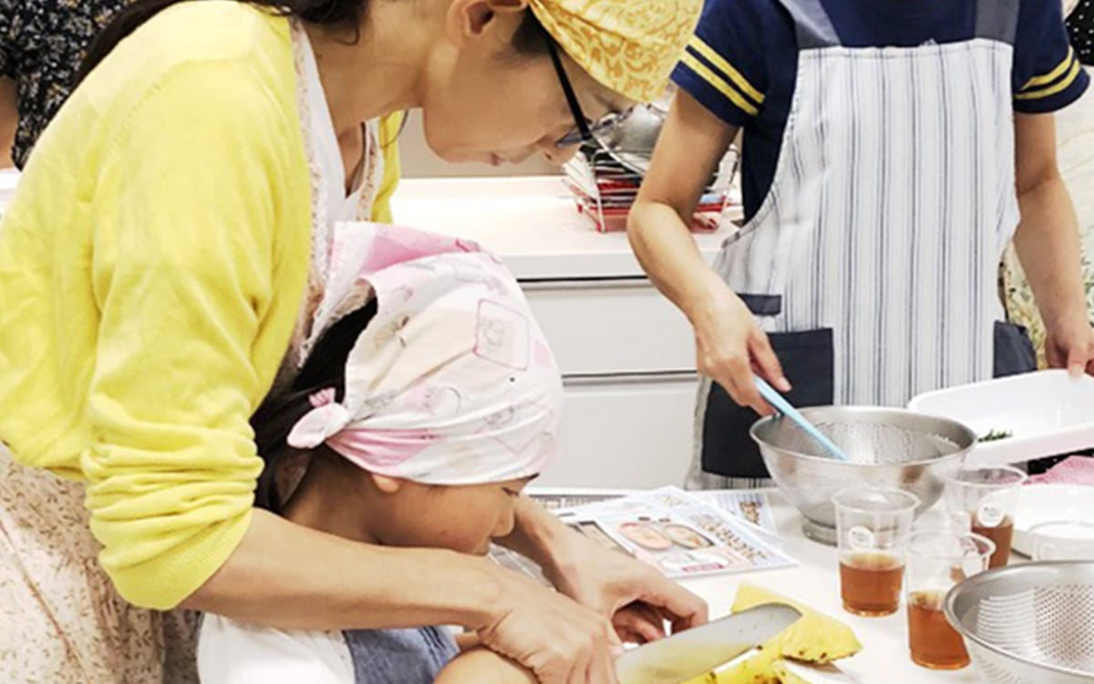 画像：おやこで作る料理教室