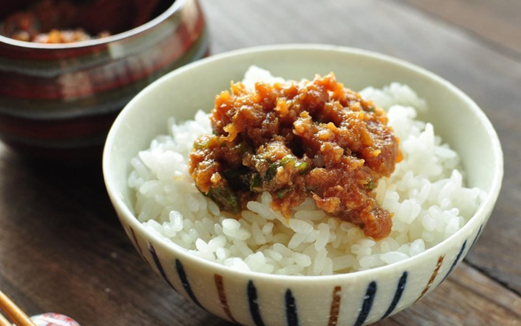 画像：ご飯のお供にピッタリ！
      香味野菜香る薬味味噌の作り方