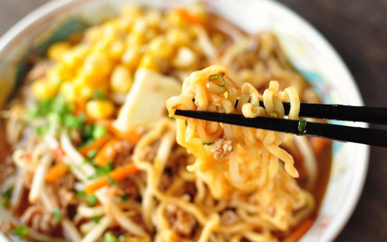 画像：自家製がおいしい。コクが自慢の味噌ラーメン