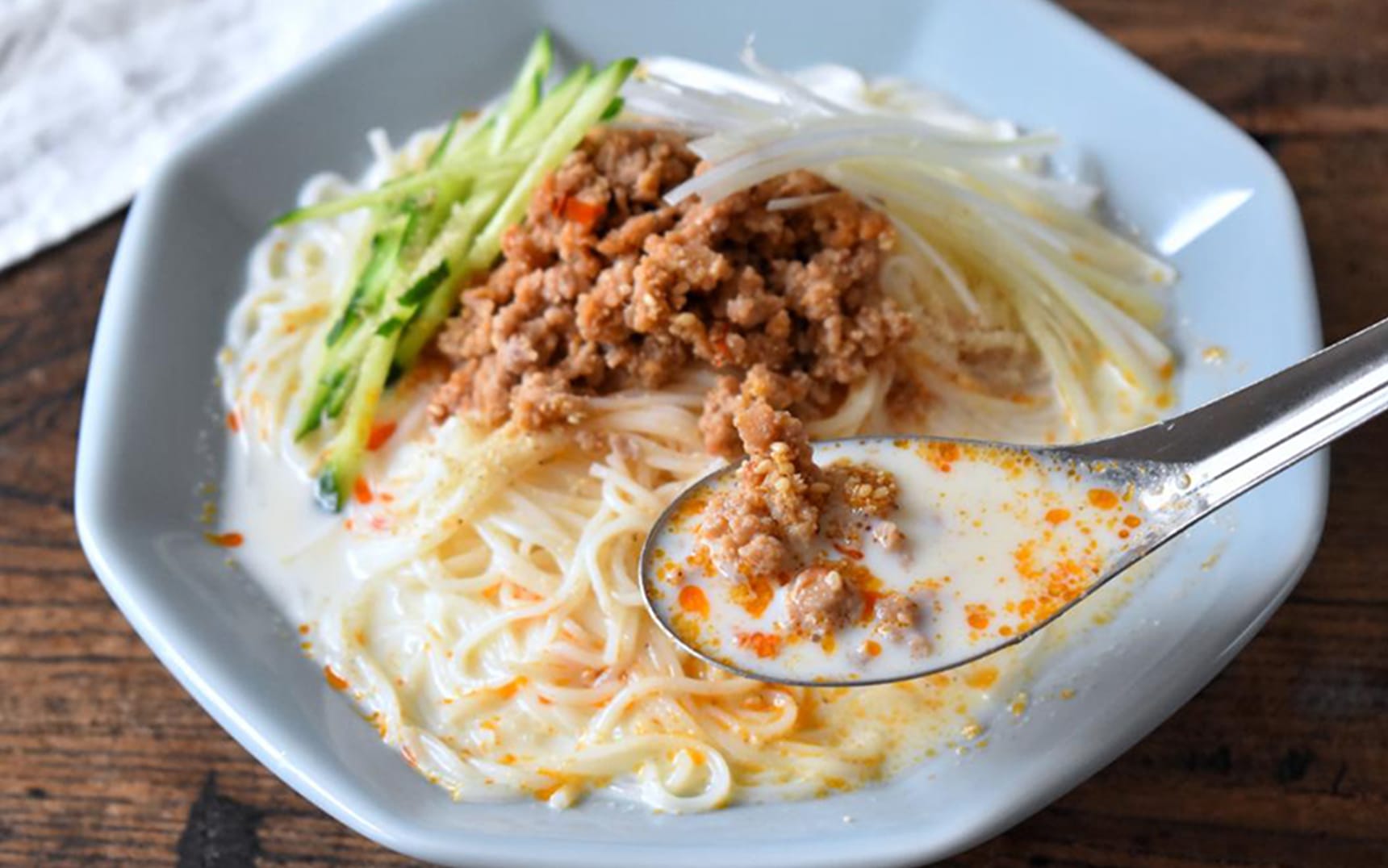 和・洋・中の味わいを楽しめる！豆乳そうめん簡単レシピ3選