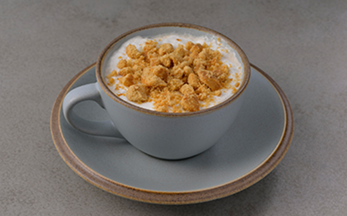 画像：きなこクッキーラテ（hot）