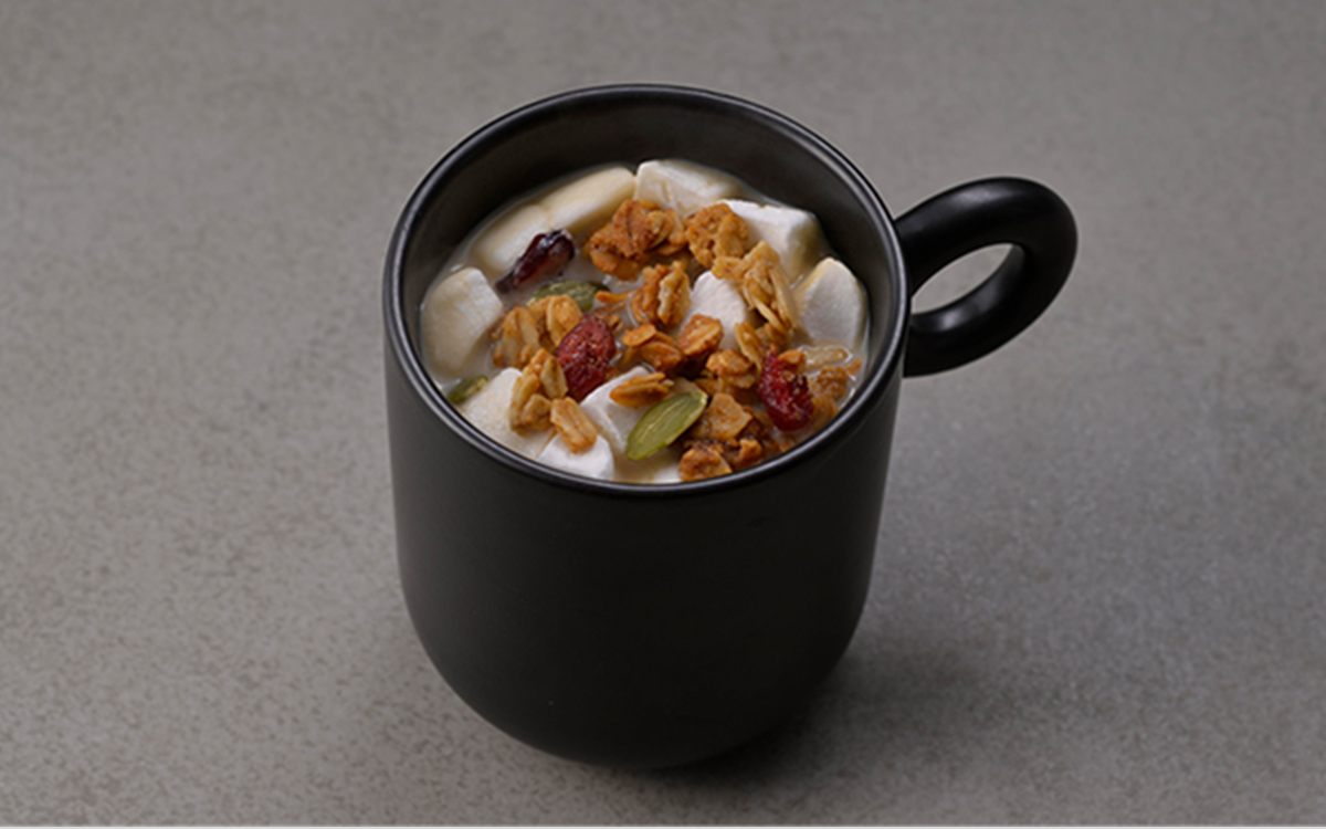 画像：豆乳グラノーララテ（hot）