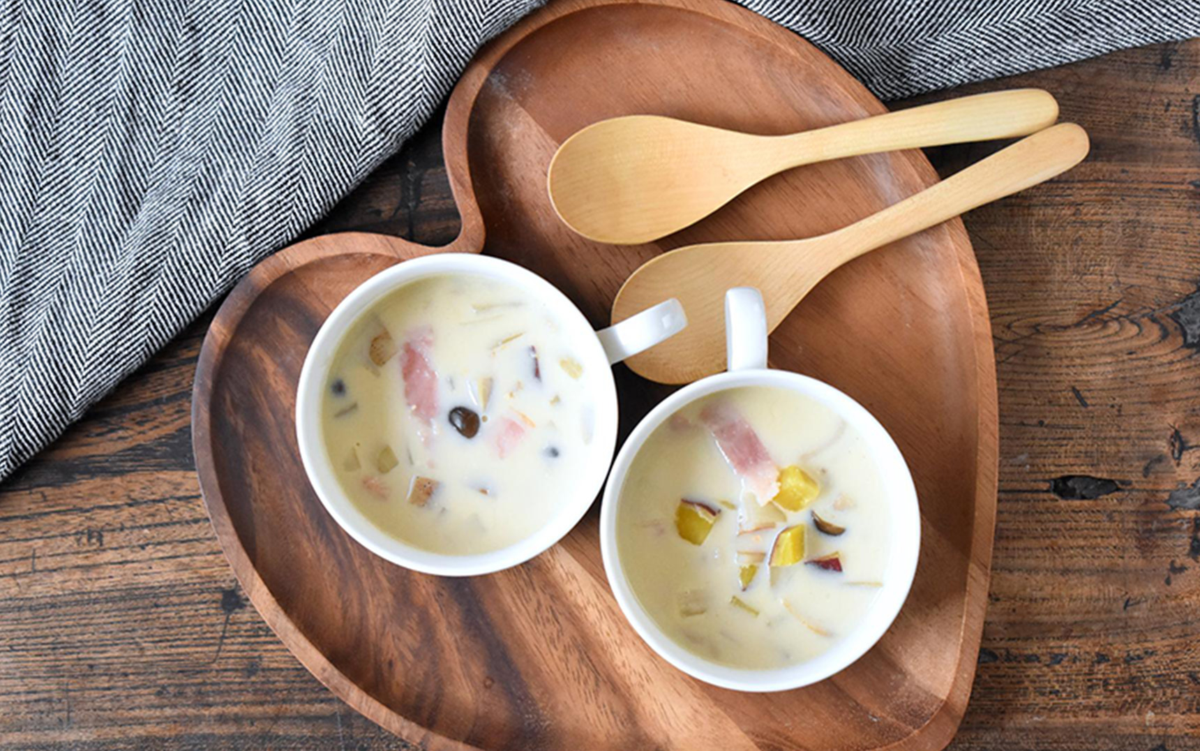 画像：バター香る。ほっこり温かい「豆乳みそスープ」のレシピ 