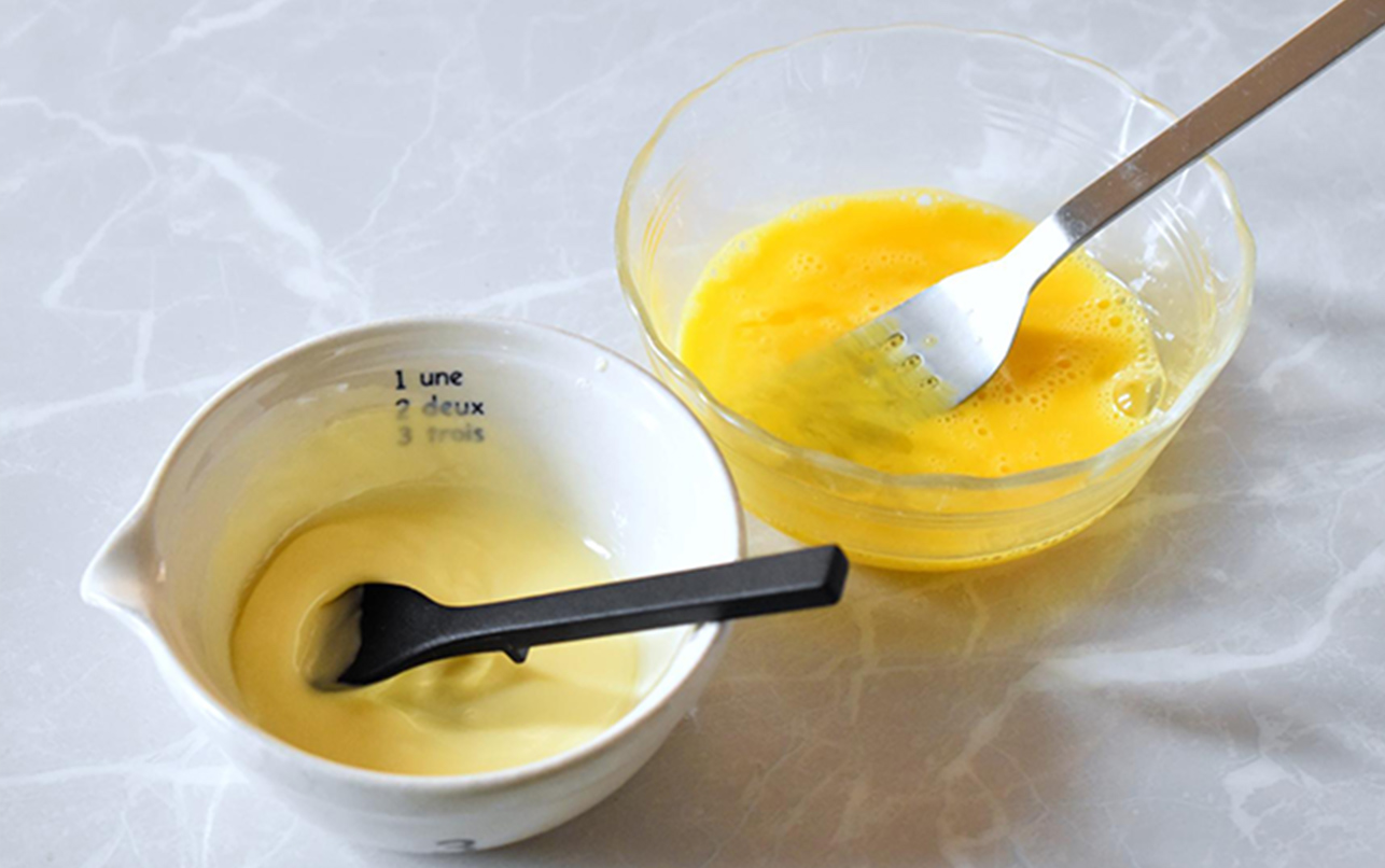 ホットケーキミックスで簡単「抹茶クッキー」　下準備