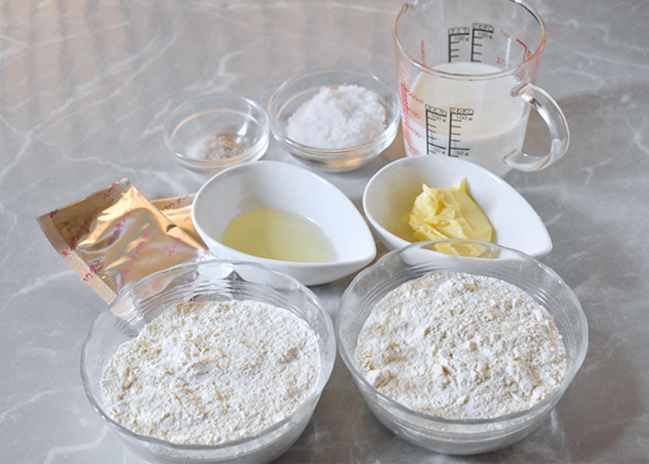 ヘルシーなのに風味高い「スコーン」　材料1