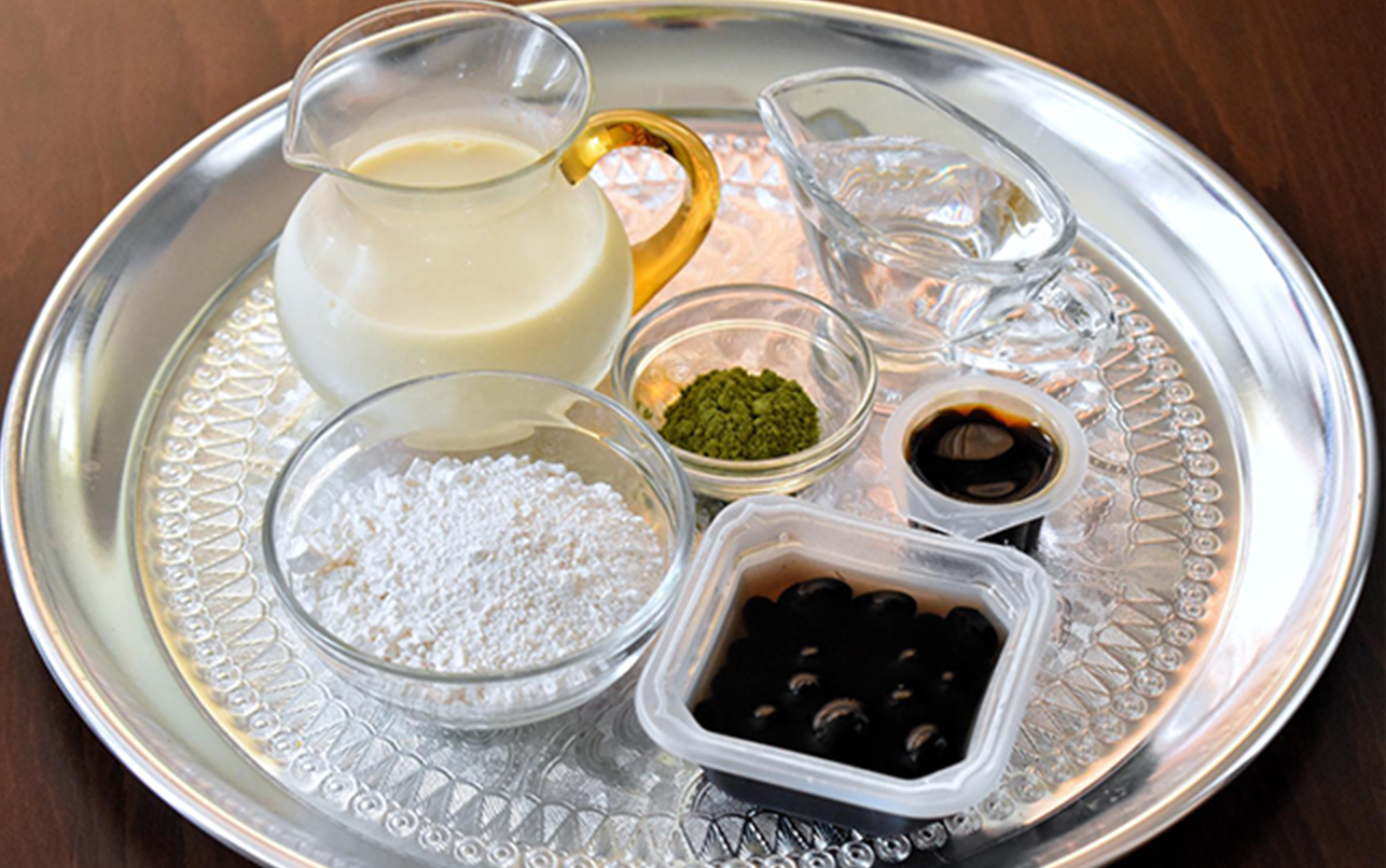 「和風の豆乳チェー」アレンジレシピ　材料