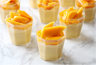 soyマンゴーラッシープリン