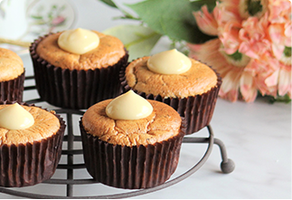 豆乳クリームの紅茶カップシフォンケーキ