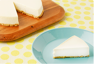 豆乳レアチーズケーキ