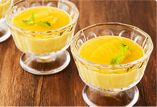 濃厚豆乳マンゴープリン