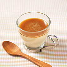 100kcal以下！とろける白ごま豆乳プリン