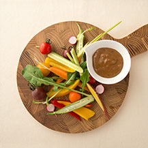 季節の野菜豆乳バーニャカウダ風