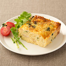 ケールの豆乳キッシュ