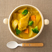 カレー風味の豆乳シチュー