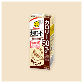 豆乳飲料 麦芽コーヒー カロリー50%オフ 200ml