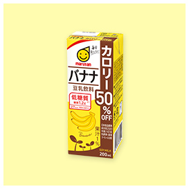 豆乳飲料 バナナ カロリー50%オフ 200ml