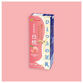 ひとつ上の豆乳 豆乳飲料 白桃 200ml