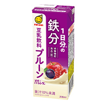 1日分の鉄分 豆乳飲料 プルーンmix 200ml（2024年3月1日新発売）
